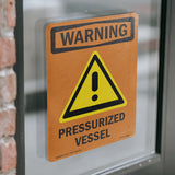 Pressurized Vessel With Symbol