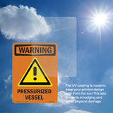 Pressurized Vessel With Symbol