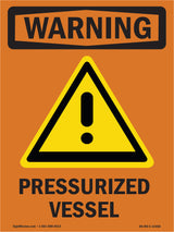 Pressurized Vessel With Symbol