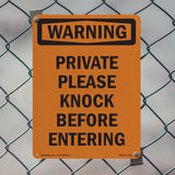 Private Please Knock Before Entering