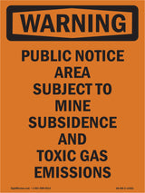 Public Notice Area Subject To