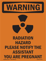Radiation Hazard Please Notify With Symbol
