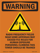 Radio Frequency Fields Near With Symbol