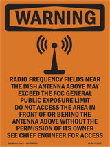 Radio Frequency Fields Near With Symbol