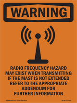 Radio Frequency Hazard May Exist With Symbol