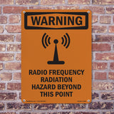 Radio Frequency Radiation Hazard Area
