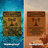 Radio Frequency Radiation Hazard Area