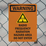 Radio Frequency Radiation Hazard Area