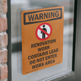 Renovation Work Contains Lead Do Not Enter