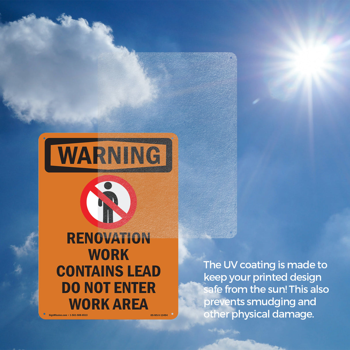 Renovation Work Contains Lead Do Not Enter