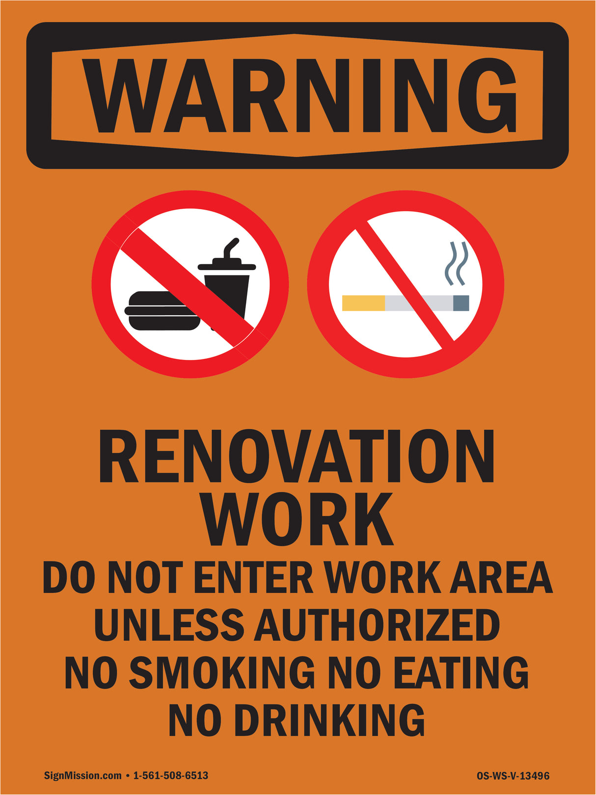 Renovation Work Do Not Enter Work Area