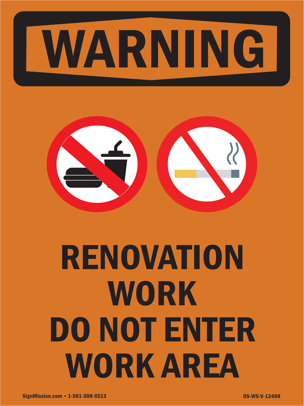 Renovation Work Do Not Enter Work Area