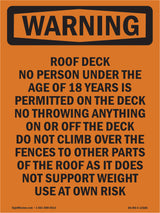 Roof Deck No Person Under The