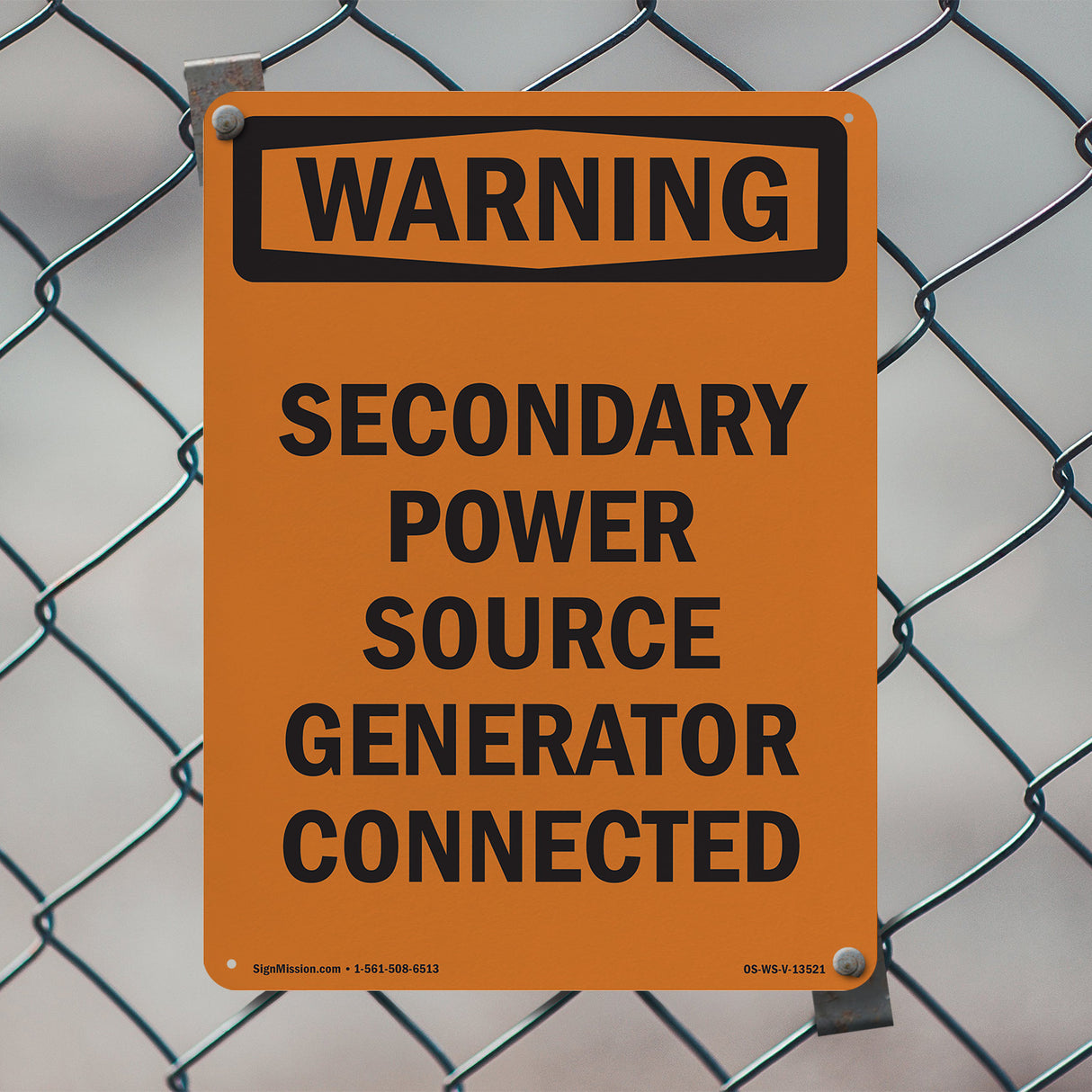 Secondary Power Source Generator Connected