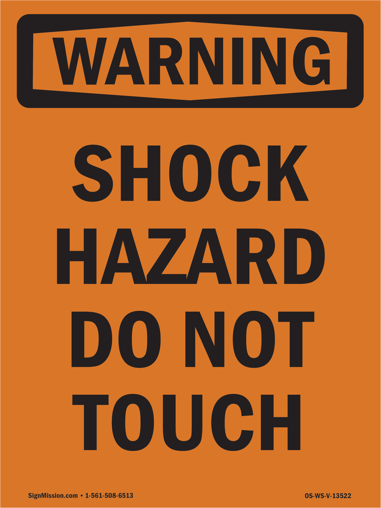 Shock Hazard Do Not Touch