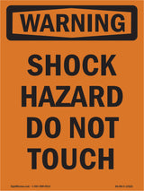 Shock Hazard Do Not Touch