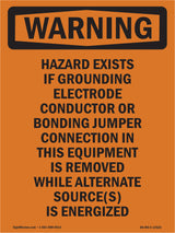 Shock Hazard Exists If Grounding Electrode