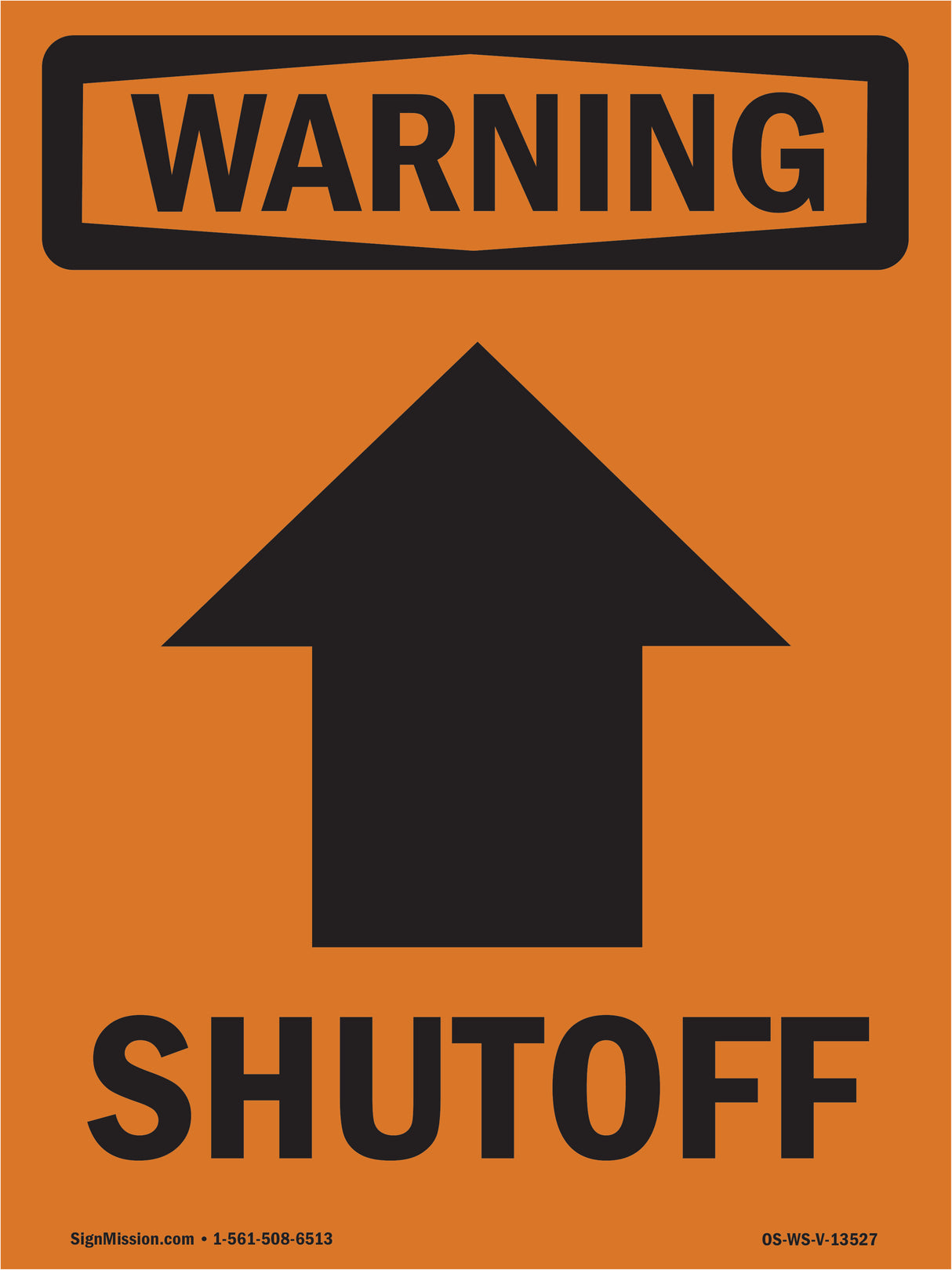 Shutoff [Up Arrow] With Symbol
