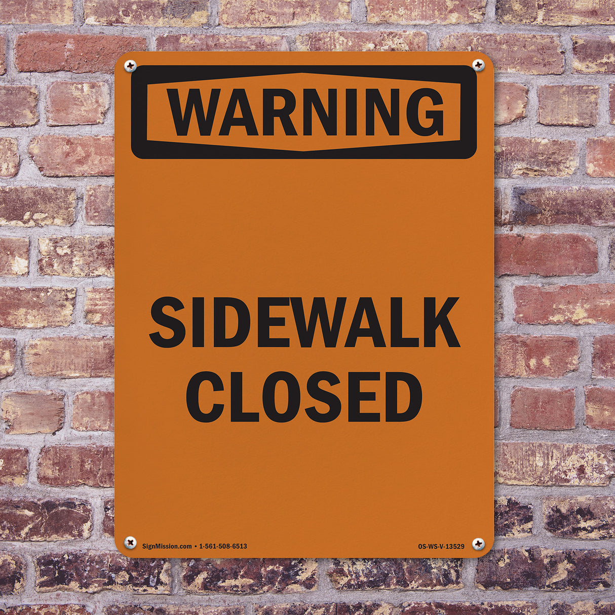 Sidewalk Closed