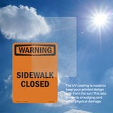 Sidewalk Closed