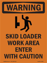Skid Loader Work Area Enter With Symbol