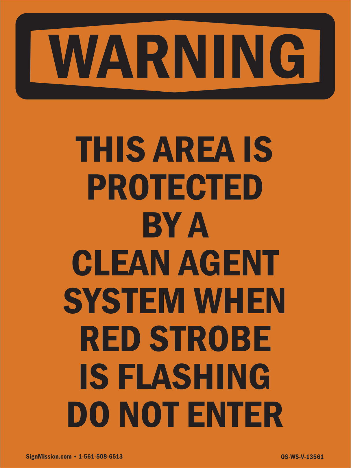This Area Is Protected By A Clean Agent