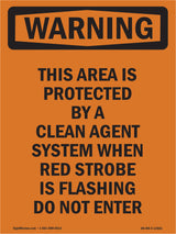 This Area Is Protected By A Clean Agent