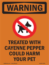 Treated With Cayenne Pepper With Symbol
