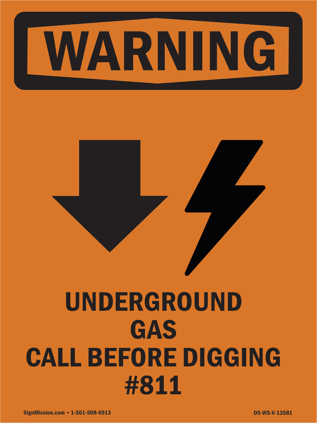 Underground Gas Call #811 Bilingual