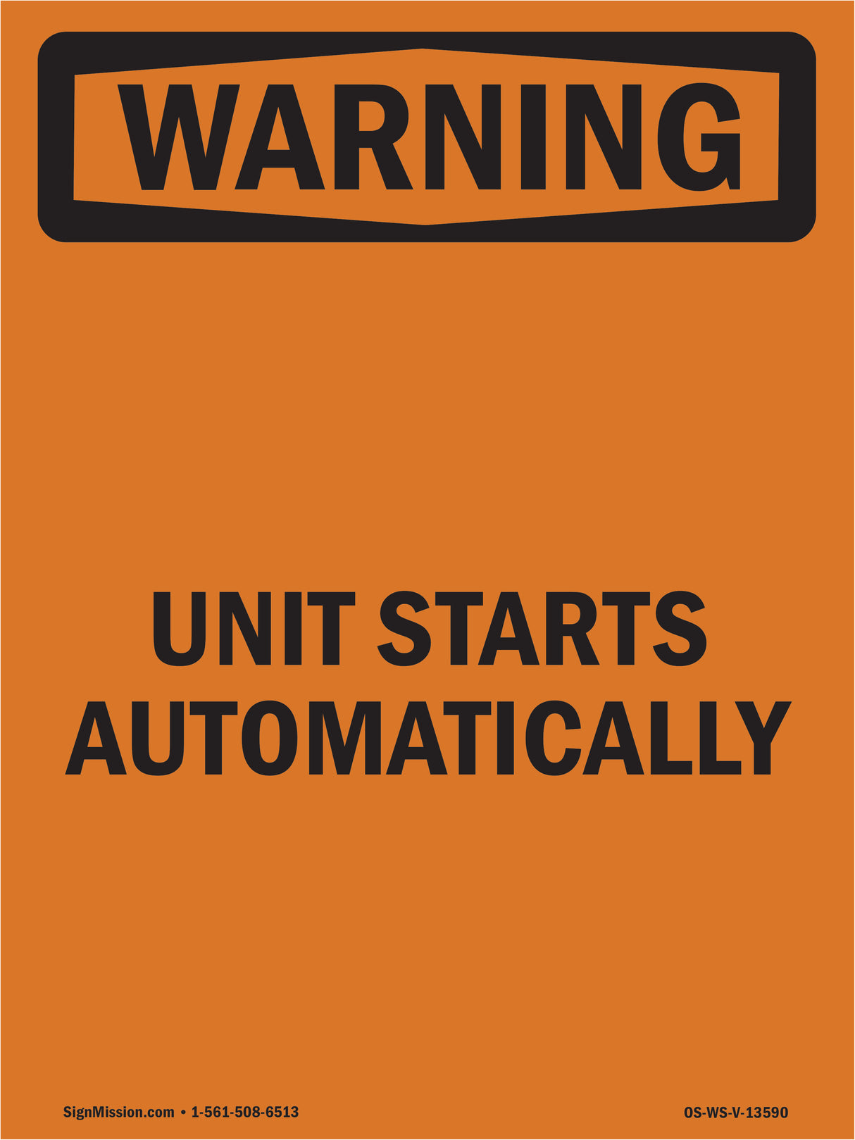 Unit Starts Automatically