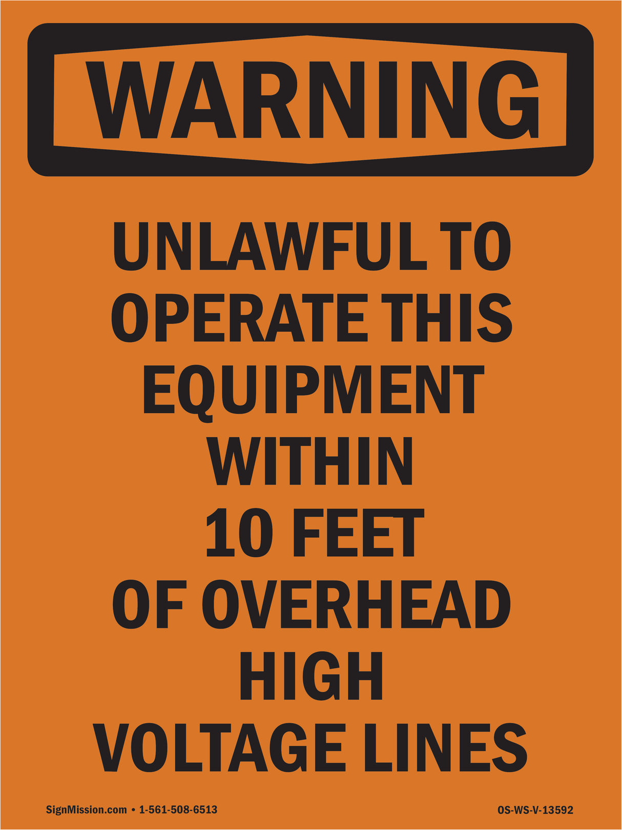 Unlawful To Operate This Equipment Within
