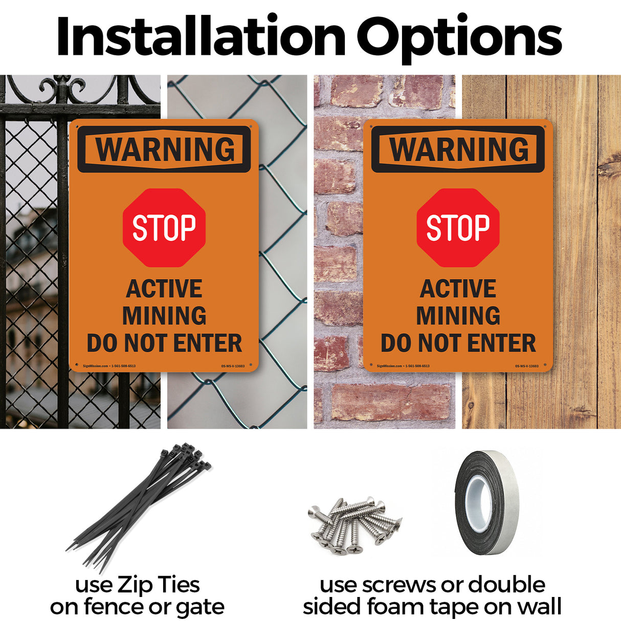Active Mining Do Not Enter With Symbol