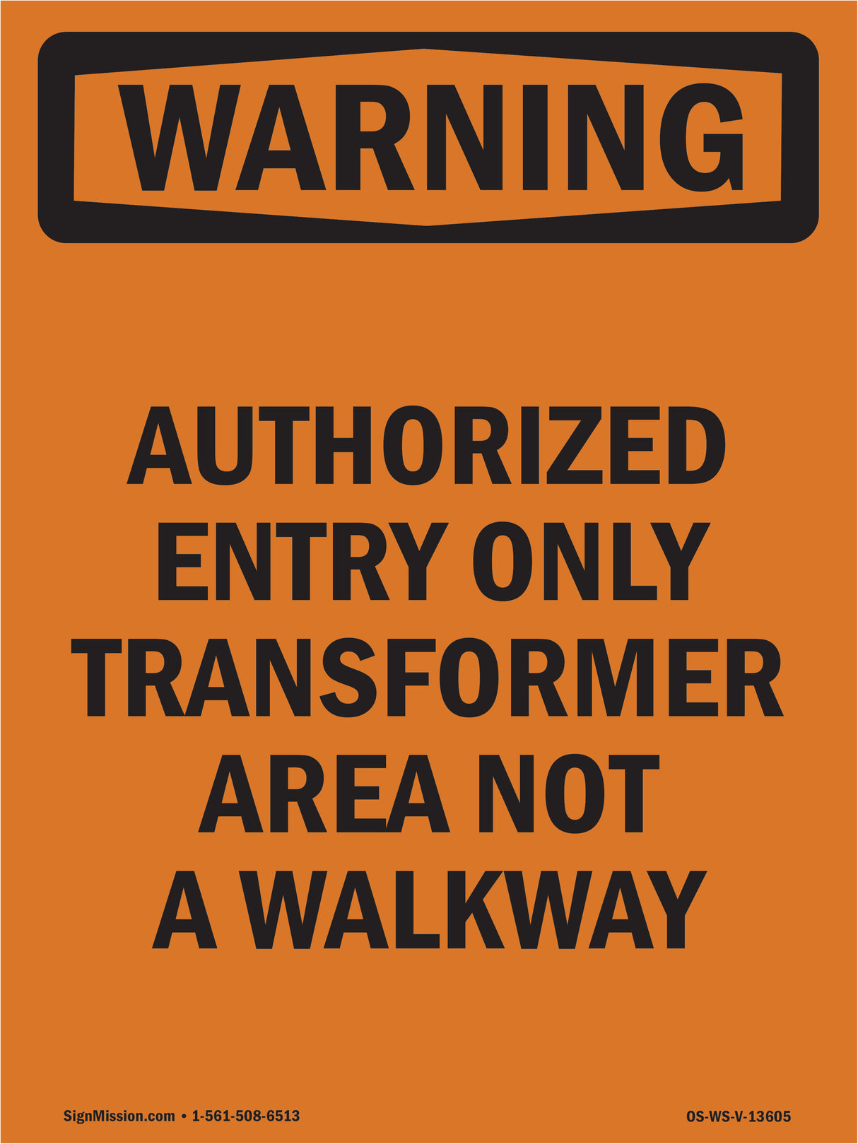 Authorized Entry Only Transformer Area