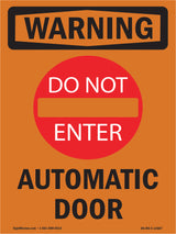 Automatic Door With Symbol