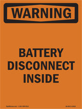 Battery Disconnect Inside