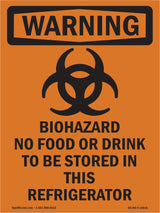 Biohazard No Food Or With Symbol