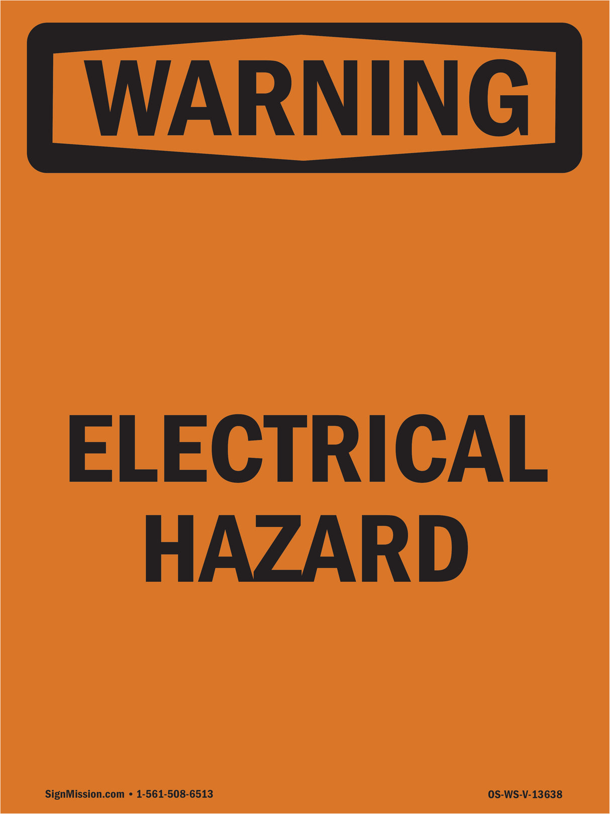 Electrical Hazard Bilingual
