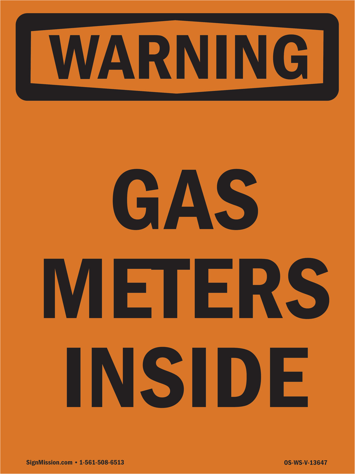 Gas Meters Inside