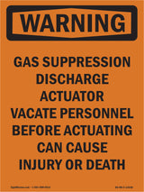 Gas Suppression Discharge Actuator