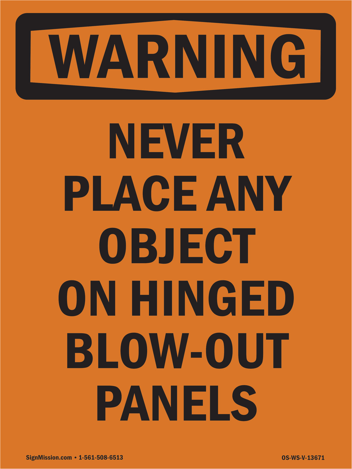 Never Place Any Object Panels