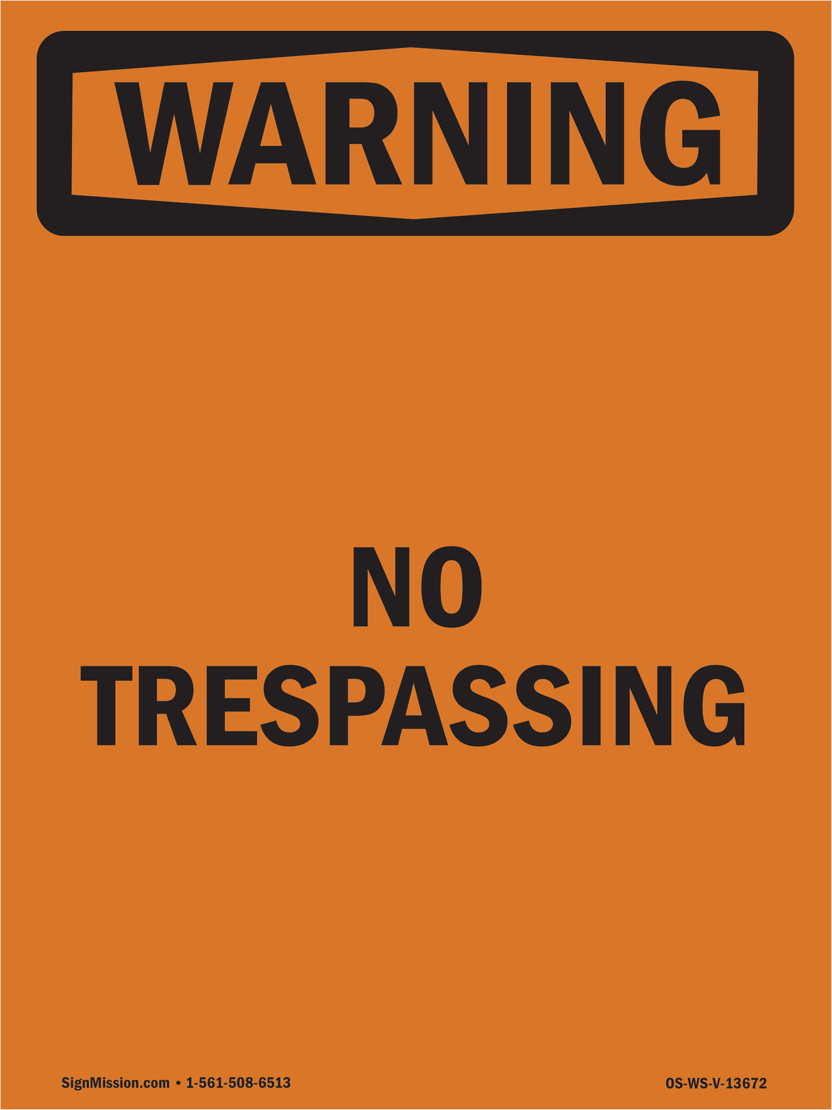 No Trespassing