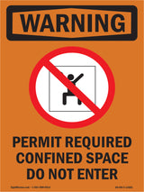 Permit Required Confined With Symbol
