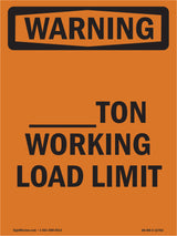 ____Ton Working Load Limit