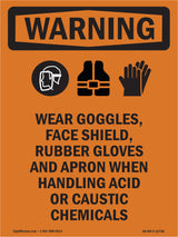 Wear Goggles, Face With Symbol| Ãƒâ€šÃ‚Â Made in the USA