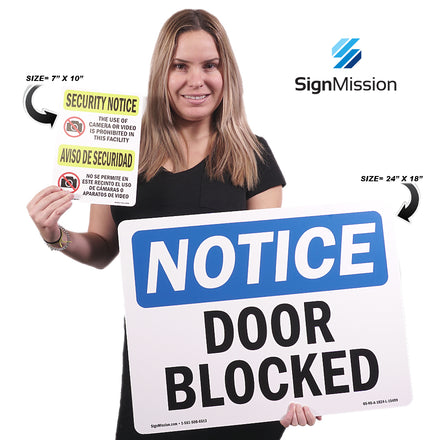 Notice Sign - Keep Door Closed