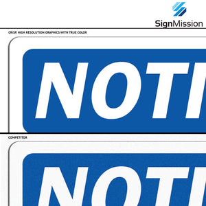 RESTRICTED AREA 3 Signs & 3 Free Decals security camera 24 Hour protection