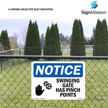 No Climbing Or Playing On Fence With Symbol