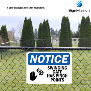 No Climbing Or Playing On Fence With Symbol