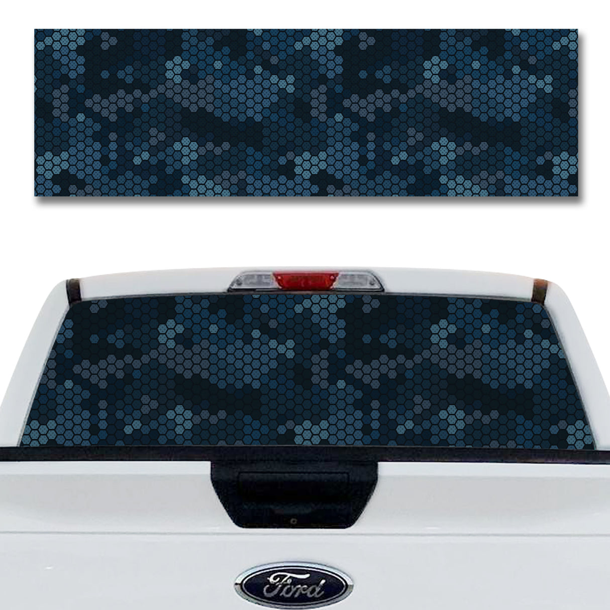 Blue Hexa Camo