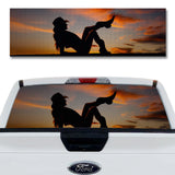 Cowgirl Sunset
